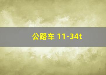 公路车 11-34t